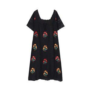 R.Vivimos Summer Floral Embroidered Dress